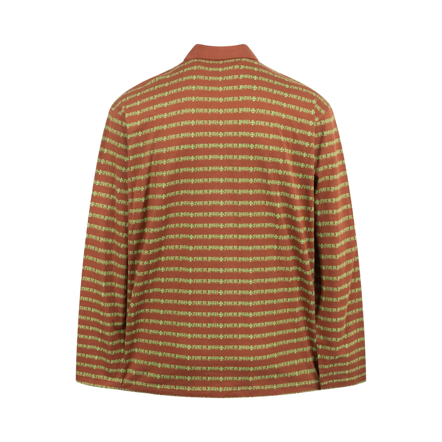 🅿️420 [Exclusive supply] CH Kroxin Sanskrit striped long-sleeved Polo shirt. The original version was purchased and developed for RMB 8,450. The fabric is made of yarn-dyed fabric, with a minimum order of one thousand meters, which is expensive. The embroidery uses an imported Tajima embroidery machine, and the collar leather tag is made of imported lambskin. The hardware is made of real antique silver which is extremely expensive. The overall wiring is straight and delicate, the fabric is comfortable and soft, and the color is consistent without color difference. It can be matched with the same style to create a fashionable look and control various occasions. Customized accessories, complete with three standards, same style for men and women! Size:S/M/L